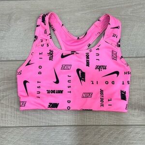 Nike Pink and Black sports bra
